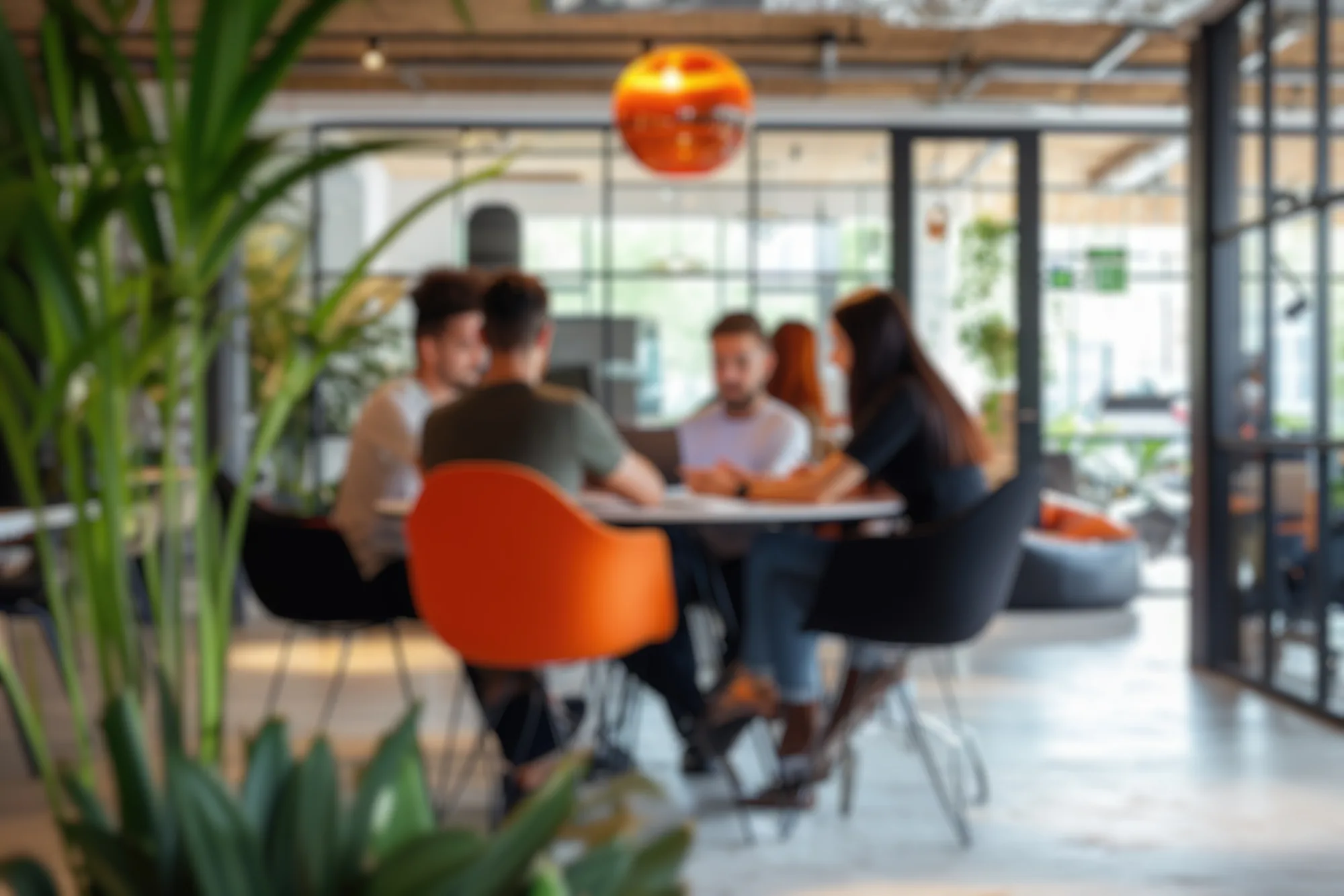 Dental practice team in a modern office